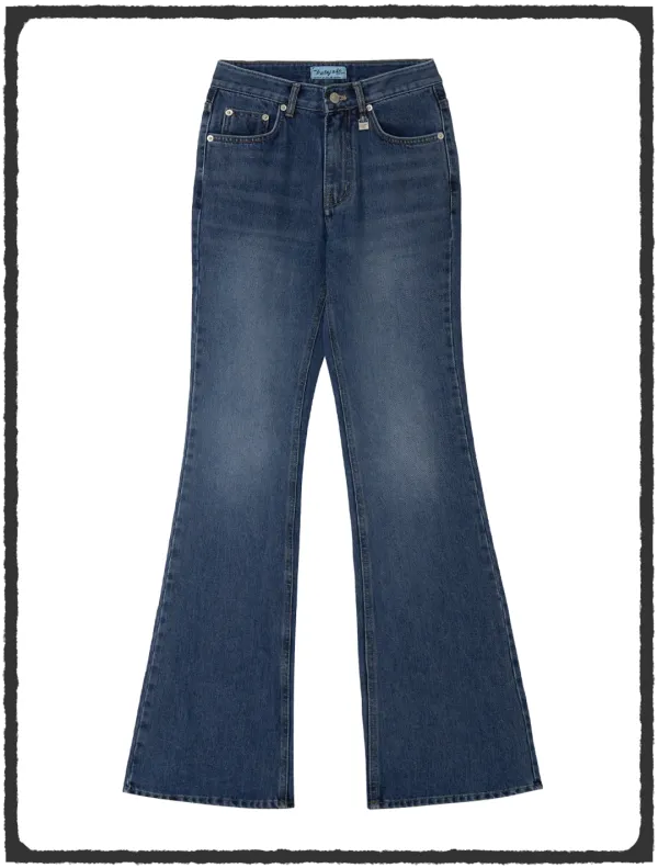 Midrise Bootcut Denim Jean - Basic Blue