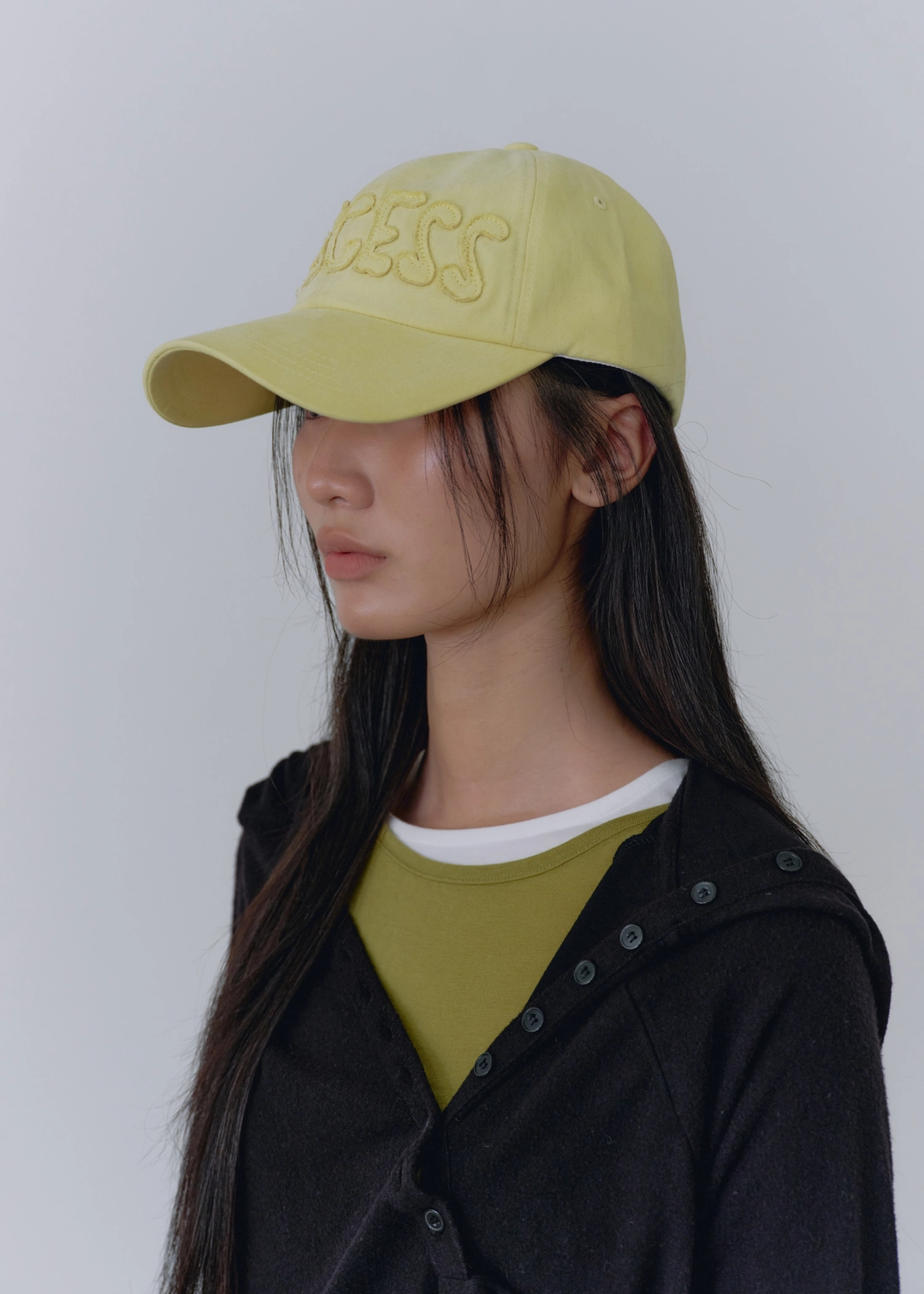 파이시스 PS Logo Washed Ball Cap_Yellow 상품 이미지 2