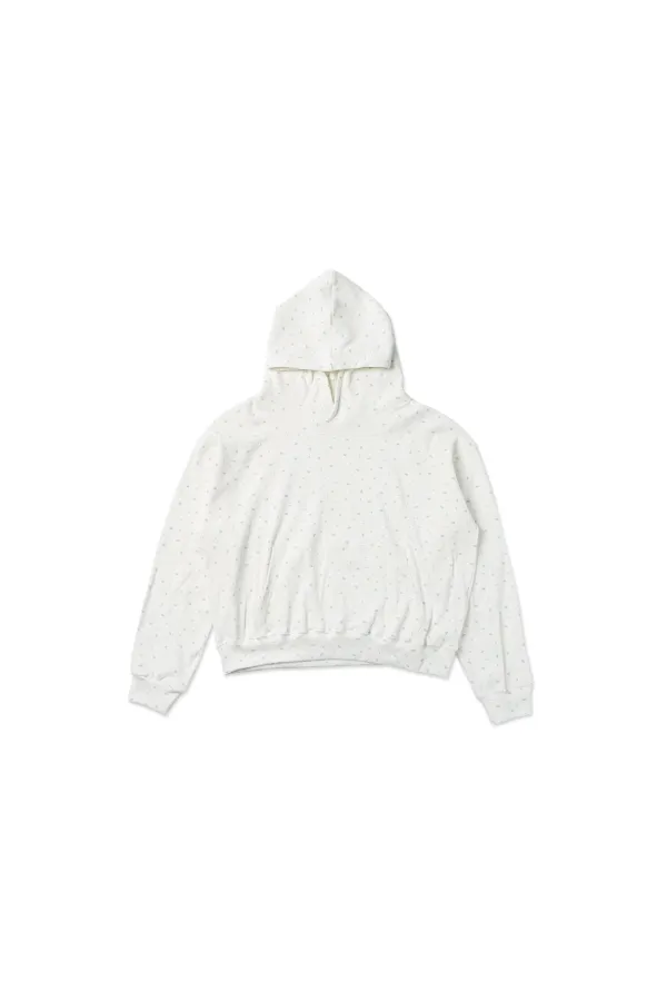 [이나pick] Floral waffle hoodie_ivory