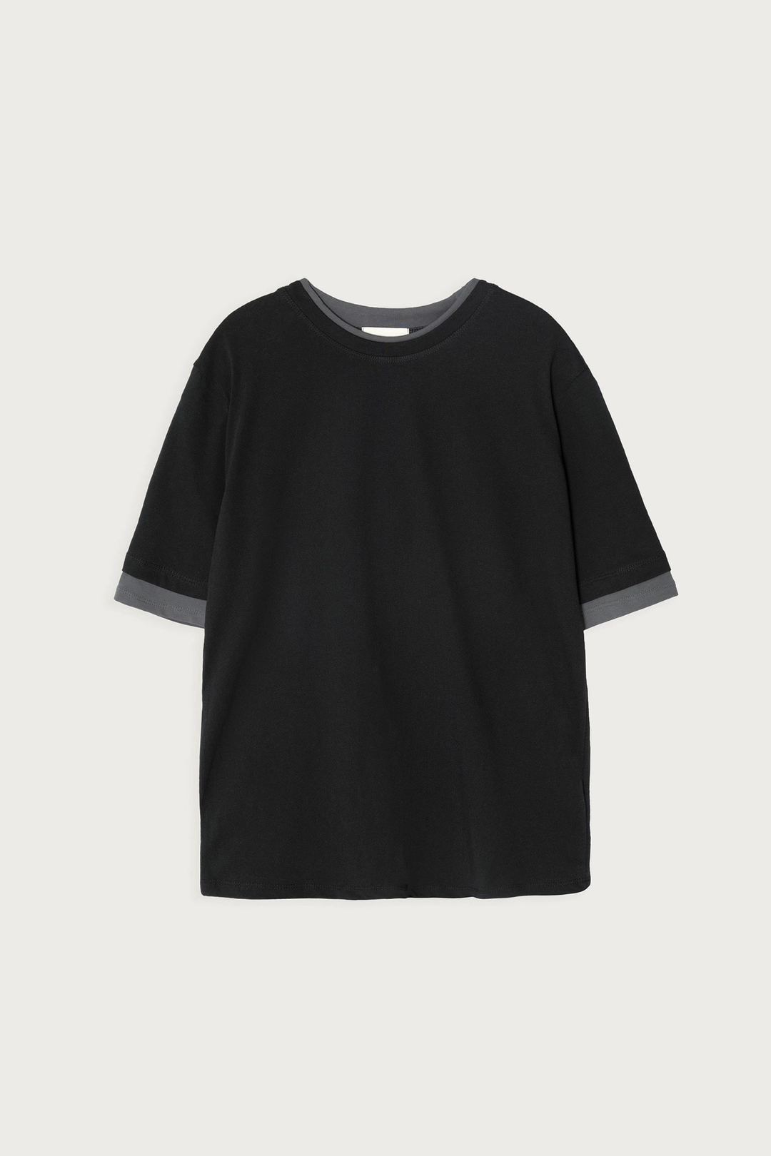 페스토 LAYERED T-SHIRT BLACK 상품 이미지 1