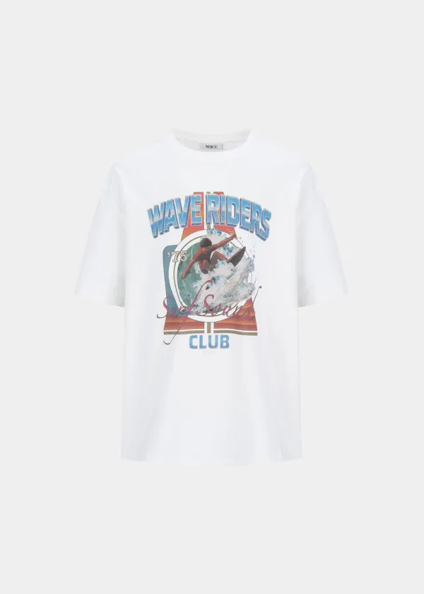 SURF SOUND GRAPHIC T-SHIRT - IVORY