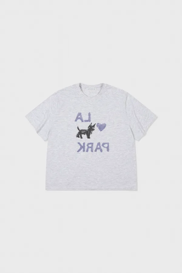 Love Park T-Shirt_Light Melange Grey