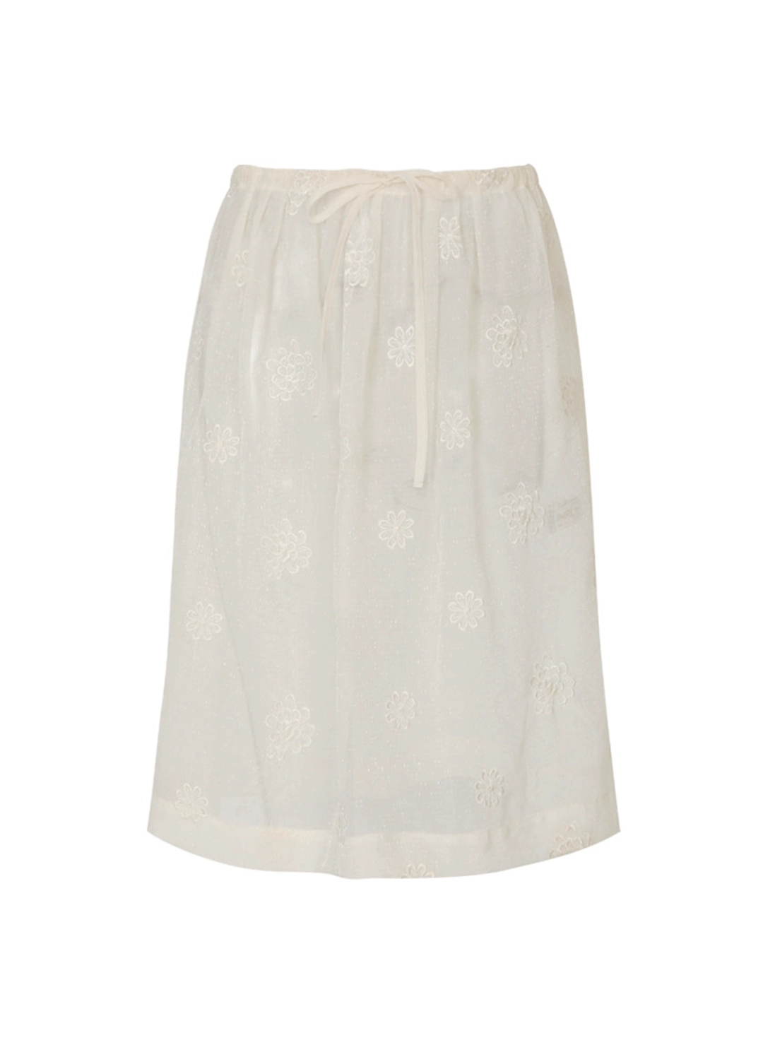 루루서울 Chloe See Through Skirt (Ivory) 상품 이미지 1