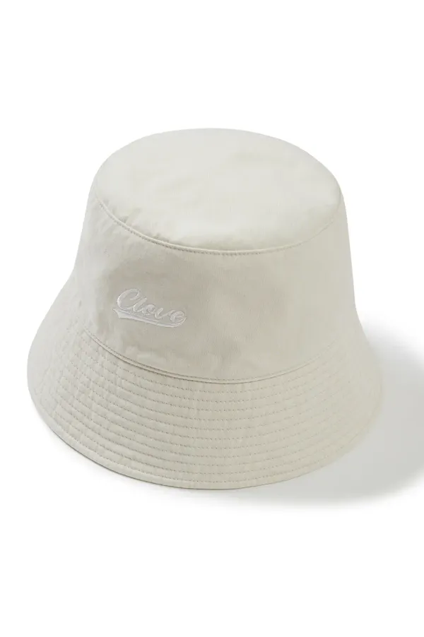 [24SS clove] Cotton Bucket Hat (Beige)