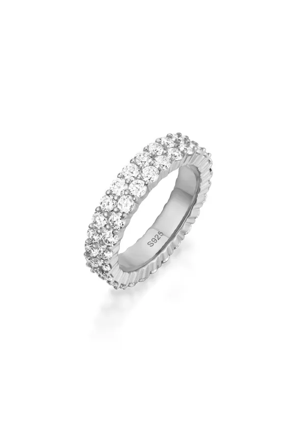 [R] 2 Line Moissanite R