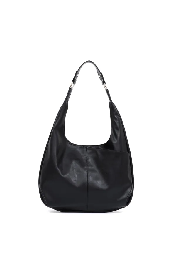 [7차 재입고] 미디움 슬래쉬 호보 백 medium slash hobo bag (black)