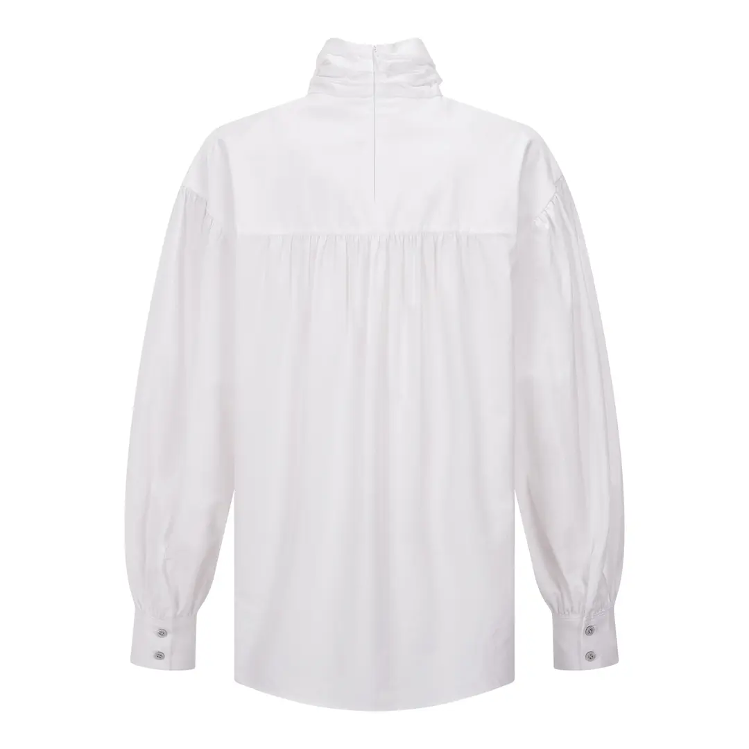 분크 [아울렛] Balaca Long Sleeves Shirt (발라카 롱 슬리브 셔츠) White 상품 이미지 2
