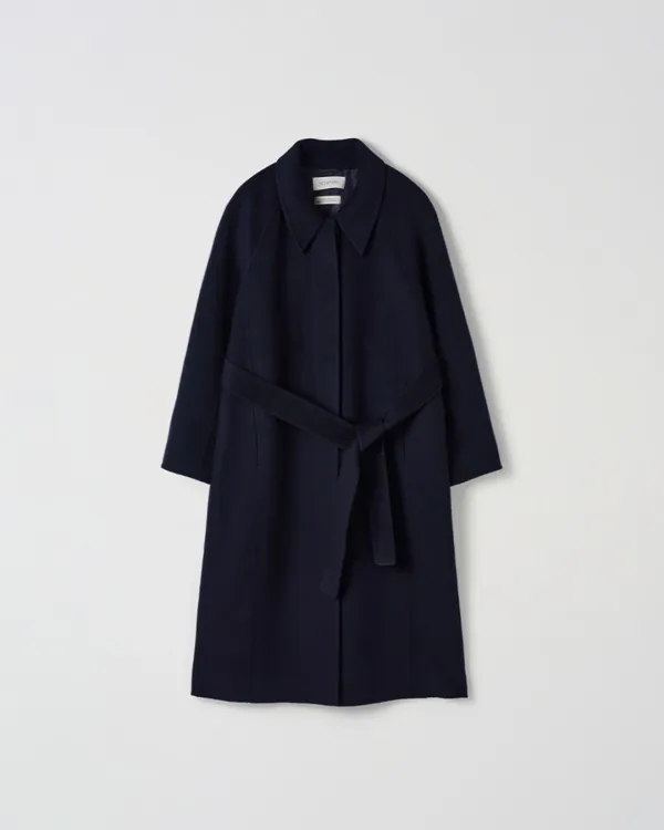 Handmade Long Coat [NAVY] - 누아르나인
