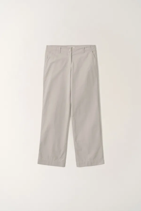 6TH / Relaxed low-rise pants (Greige)