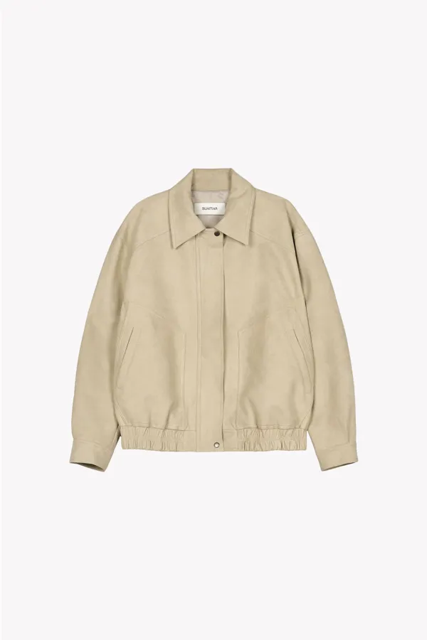 Ervin Suede Blouson (Beige)