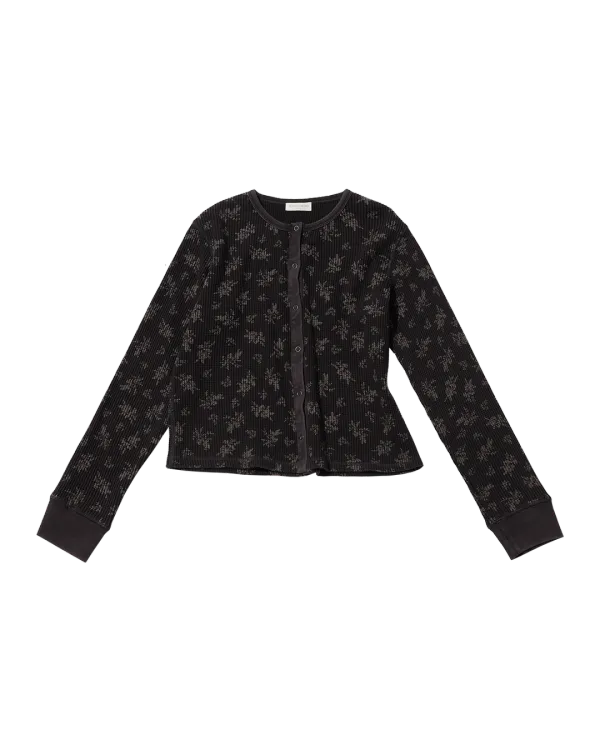 saru flower cardigan (2color)