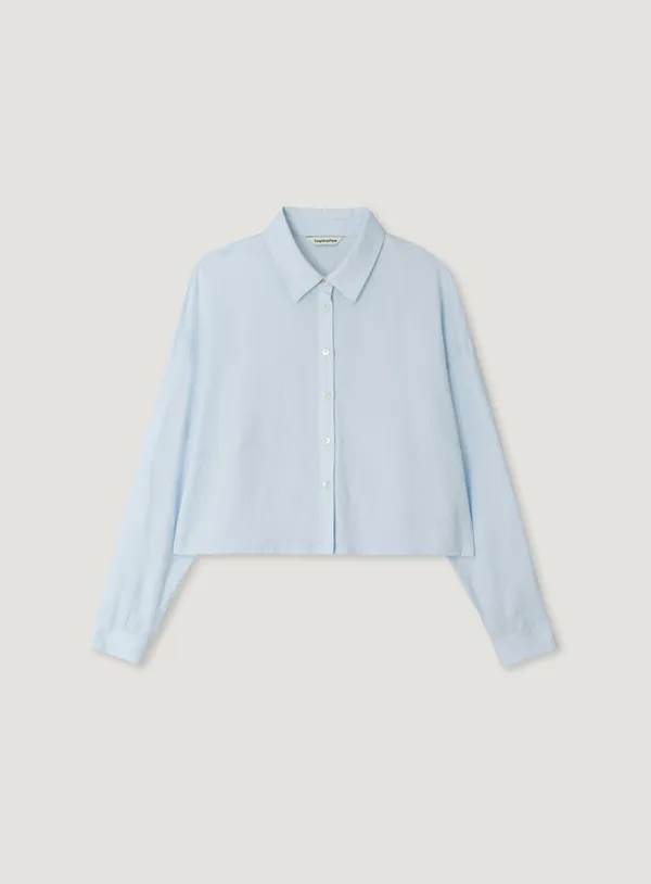 BRUSH CROP SHIRT_LIGHT BLUE