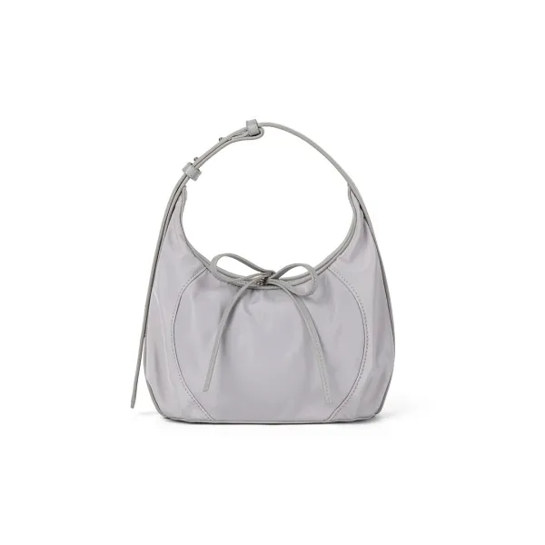 BOWY SHOULDER BAG / LIGHT GREY