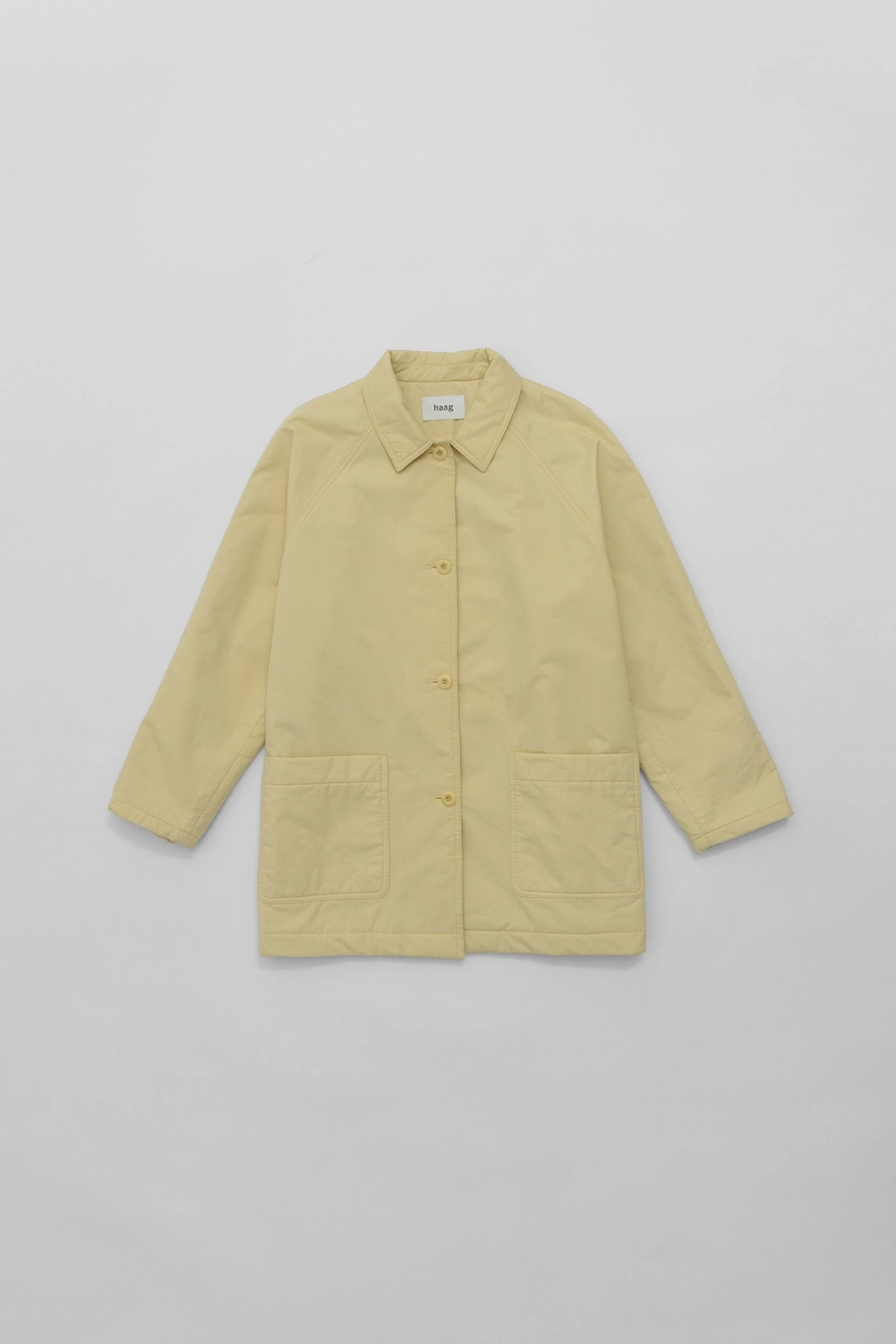 헤이그 a padded trench (washed yellow) 상품 이미지 1