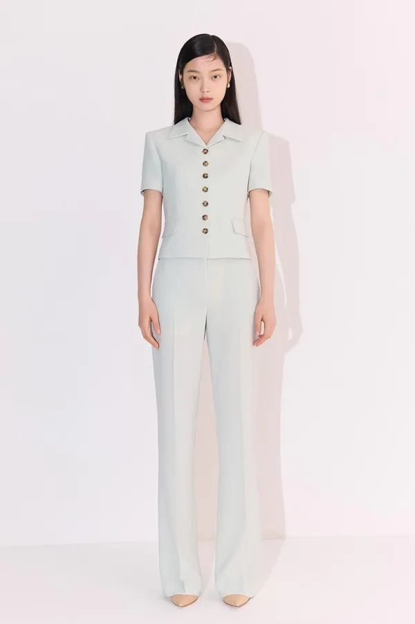 NO.9 PANTS - SAGE GREEN