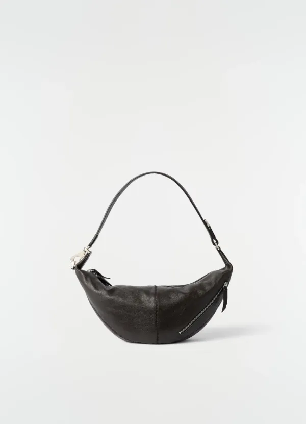 MINI QUIVER CLIP BAG IN GRAINED BUFFALO LEATHER