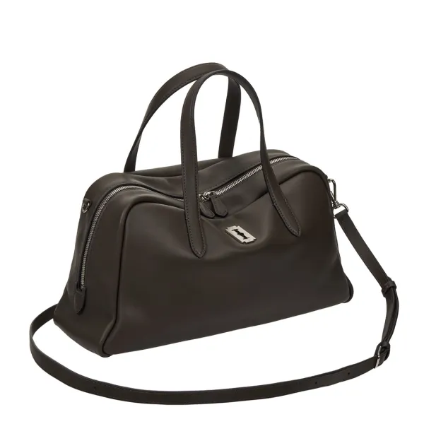 Toque Crumble Tote M (토크 크럼블 토트 미듐) Dark Brown
