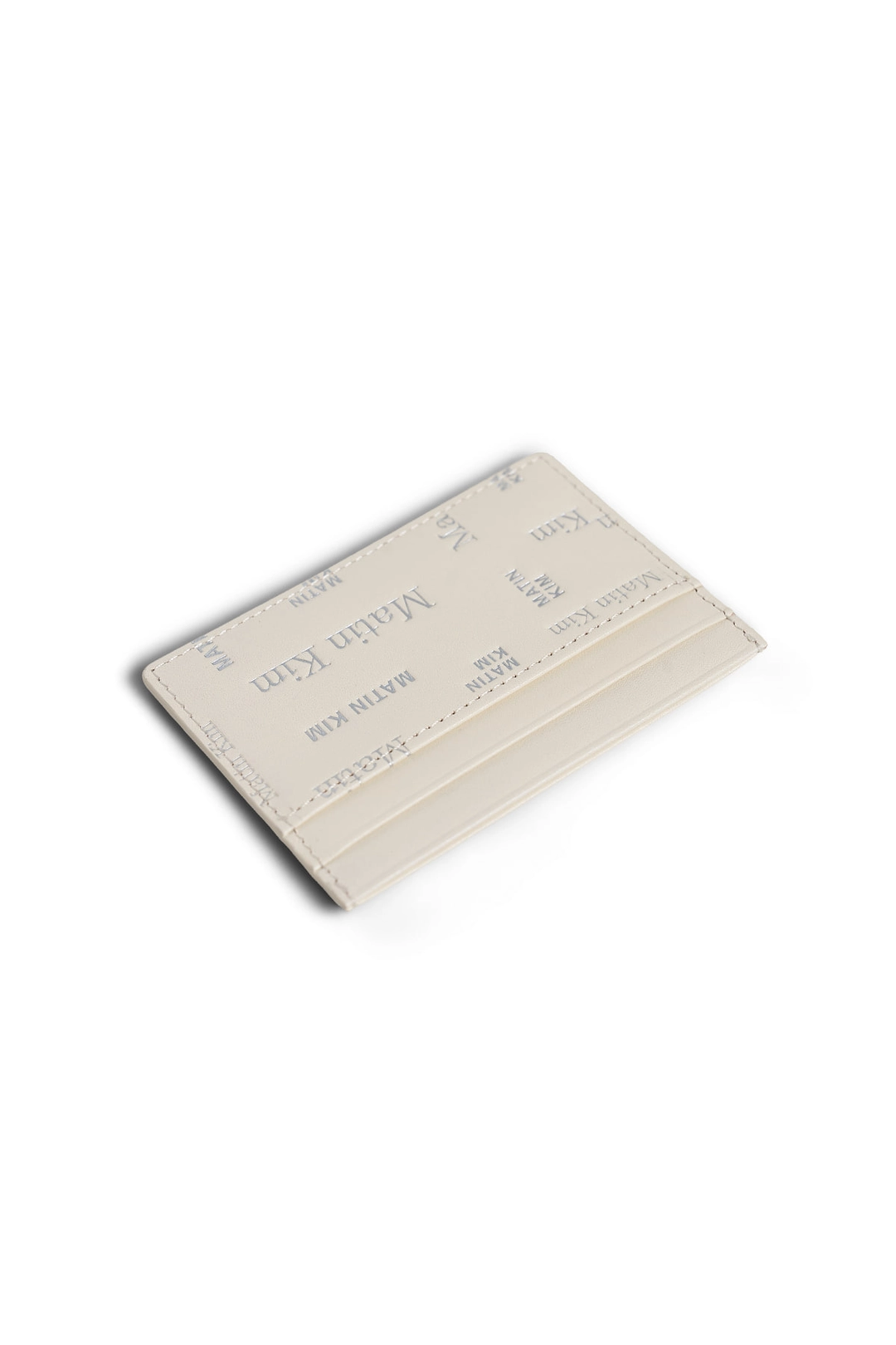 마뗑킴 MATIN ALL-OVER LOGO CARD WALLET IN IVORY 상품 이미지 2