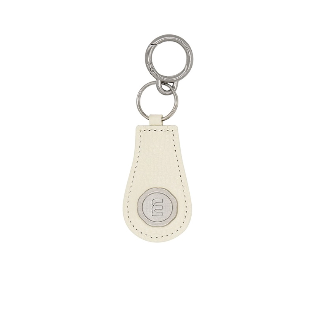 미닛뮤트 m silver logo keyring - ivory 상품 이미지 1