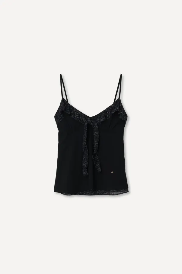 Crepe Dot Top