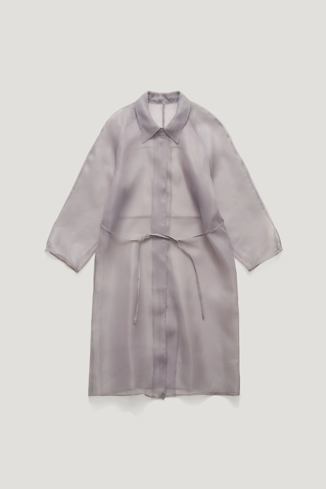 CARDIFF BACK DART COAT_FOG GRAY