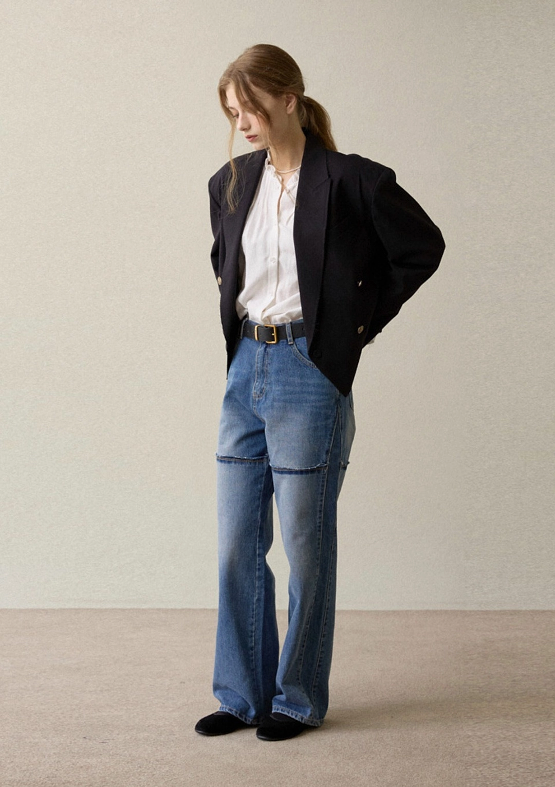 오픈도어 Knee Length DENIM pants 상품 이미지 2