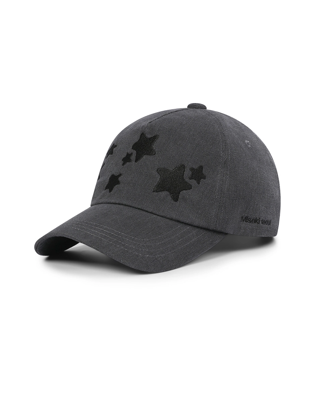 미세키서울 Midnight stars logo ball cap CHARCOAL 상품 이미지 2