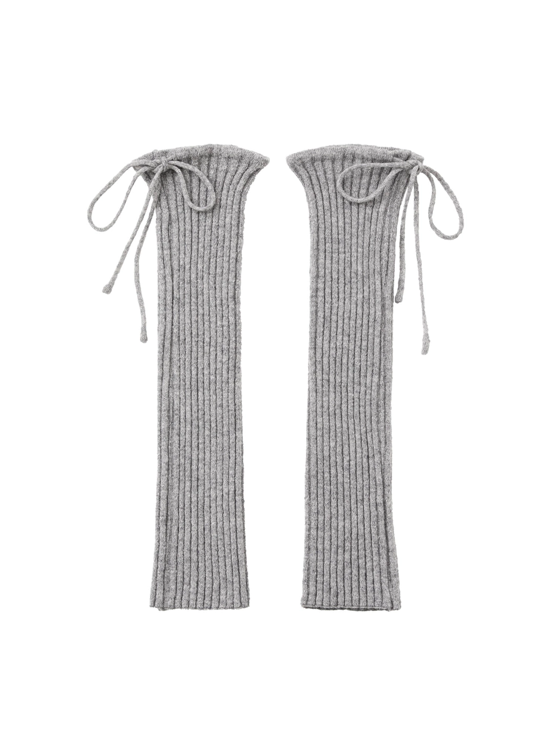 포에브 Drawstring Leg Warmer - Grey 상품 이미지 1