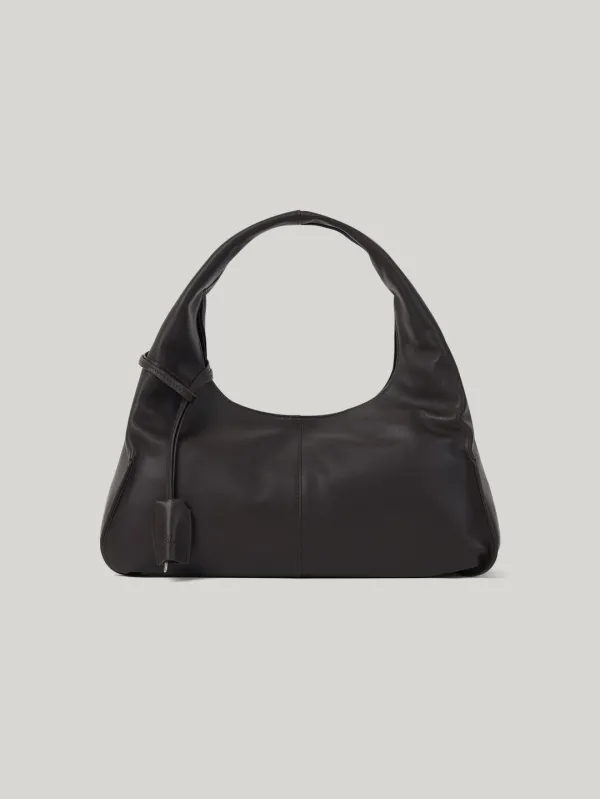 PILLOW HOBO BAG (ORGAN BROWN)