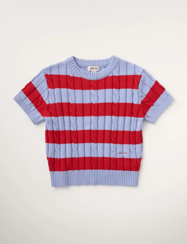 Niki Cable Knit (Blue)