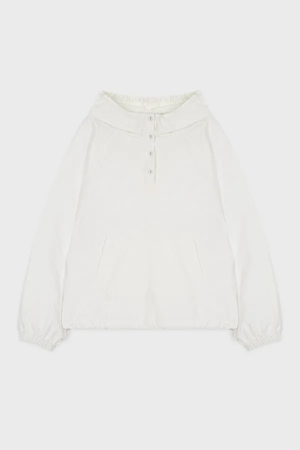 Hoodie Anorak (White)