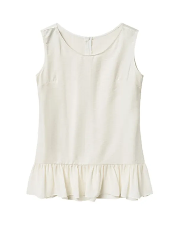 (2COLOR)SILKY CHIFFON MINI DRESS