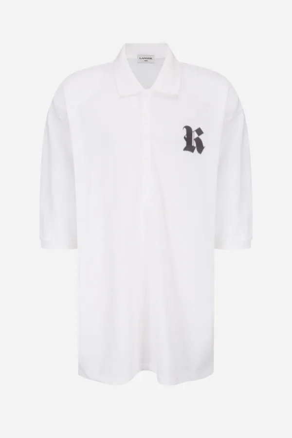 r collar padded t-shirt