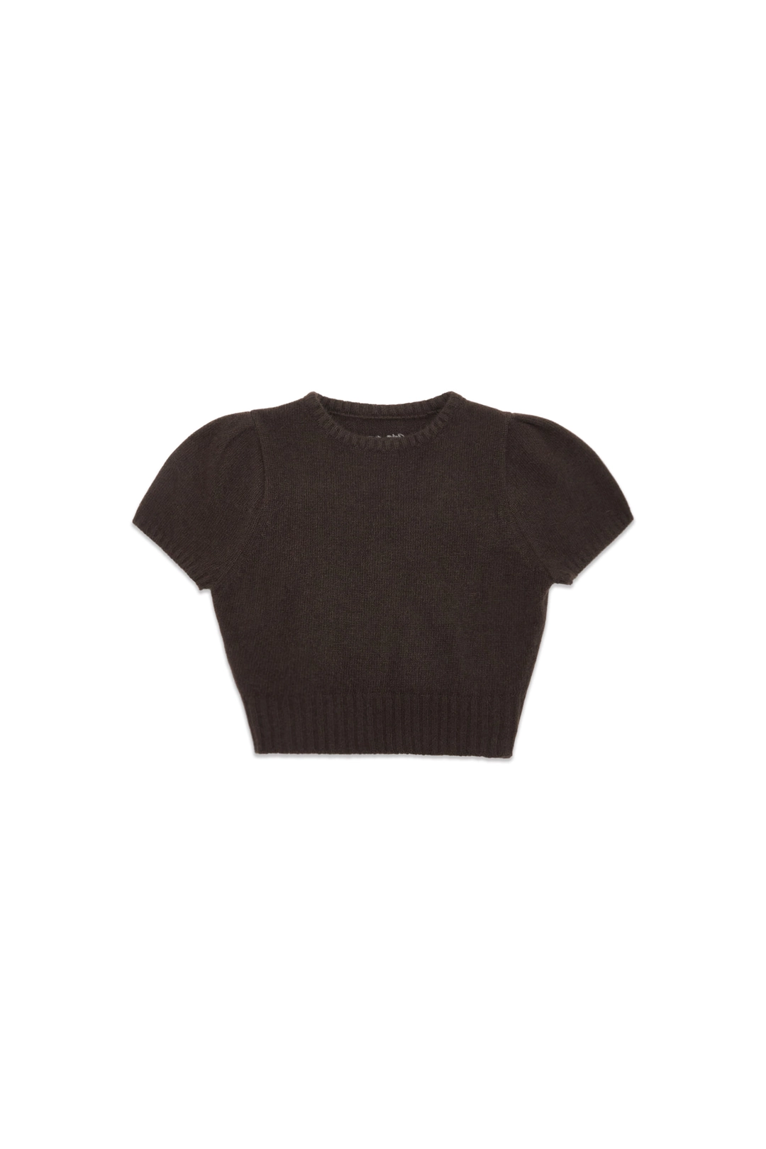 위드아웃썸머 Puff raccoon half knit_brown 상품 이미지 1