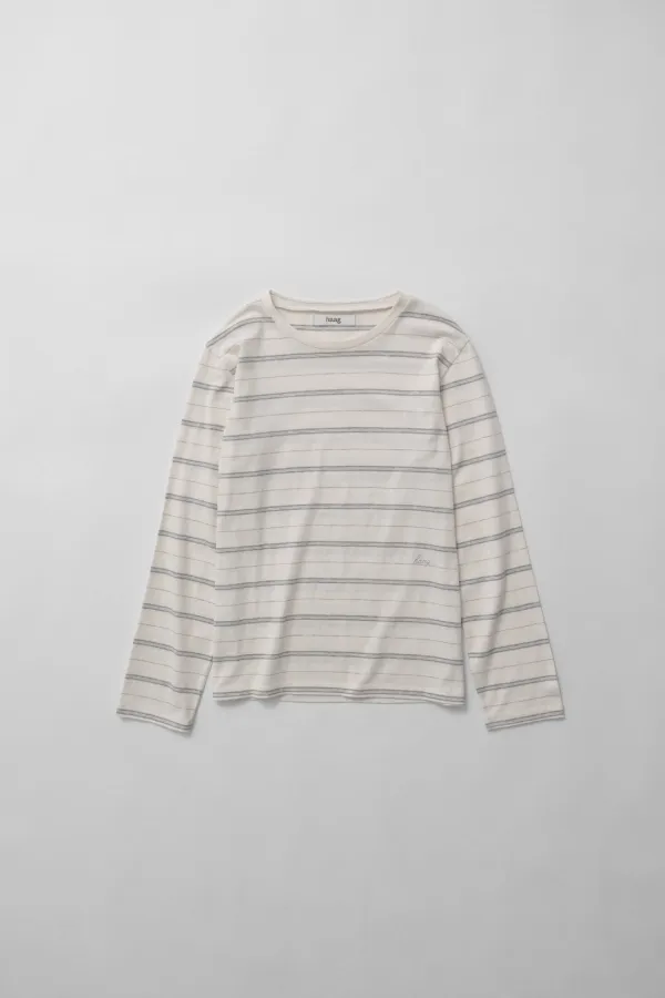 2nd) a soft t-sh (grey stripe)