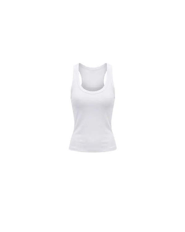 [2nd order] Mellow fit sleeveless - White
