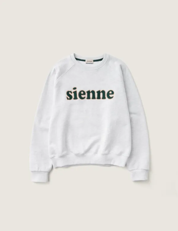 Sienne Patch Sweatshirts (Melange Gray)