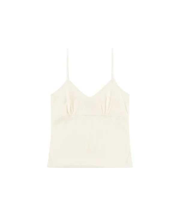 [6/5 예약발송]A3590 레이스 슬리브리스 탑_Ivory