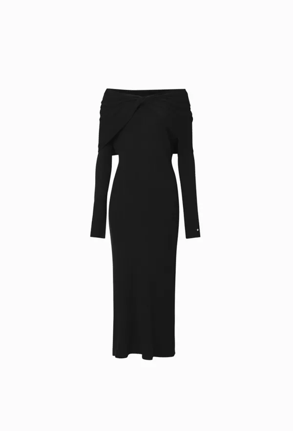 Adelin Knit Dress (Black)