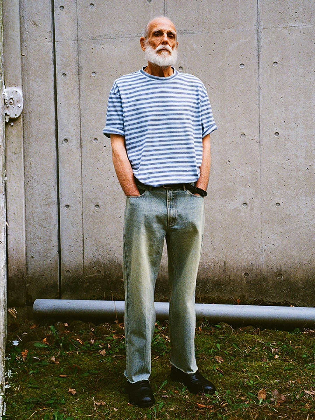 파르티멘토 Vintage Stripe Summer Tee_Faded Sky 상품 이미지 2
