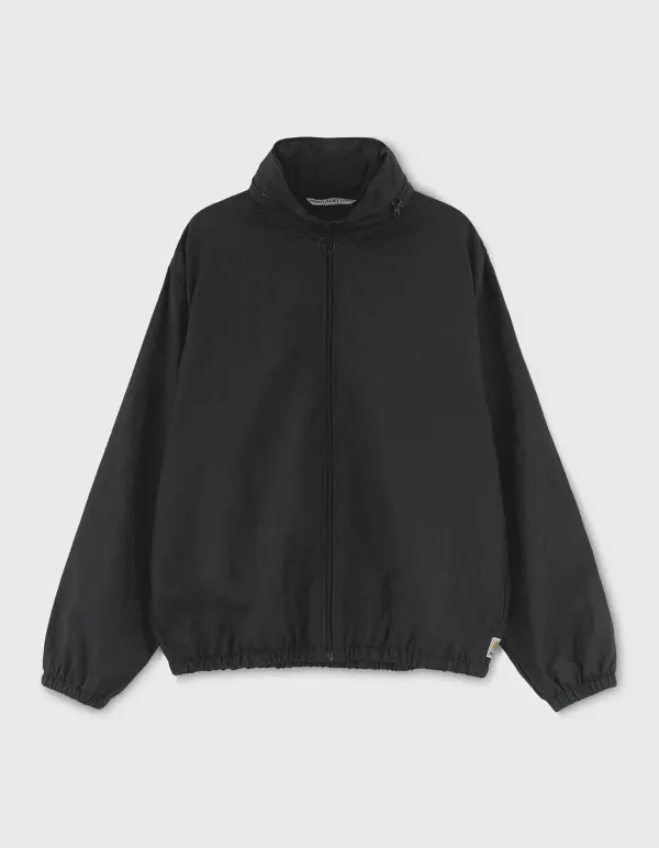 NYLON WASHER PACKABLE JACKET / Black
