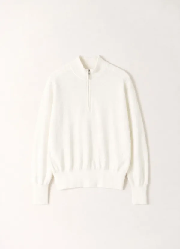 Wool 100 Lume Half Zip Knit
