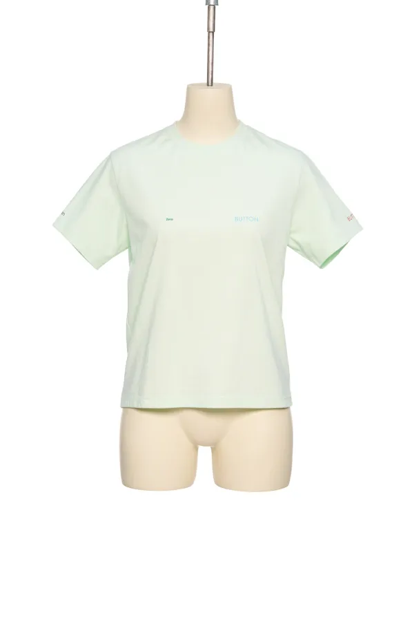 SS26 ZERO LIGHT GREEN MULTI LOGO UNISEX TEE
