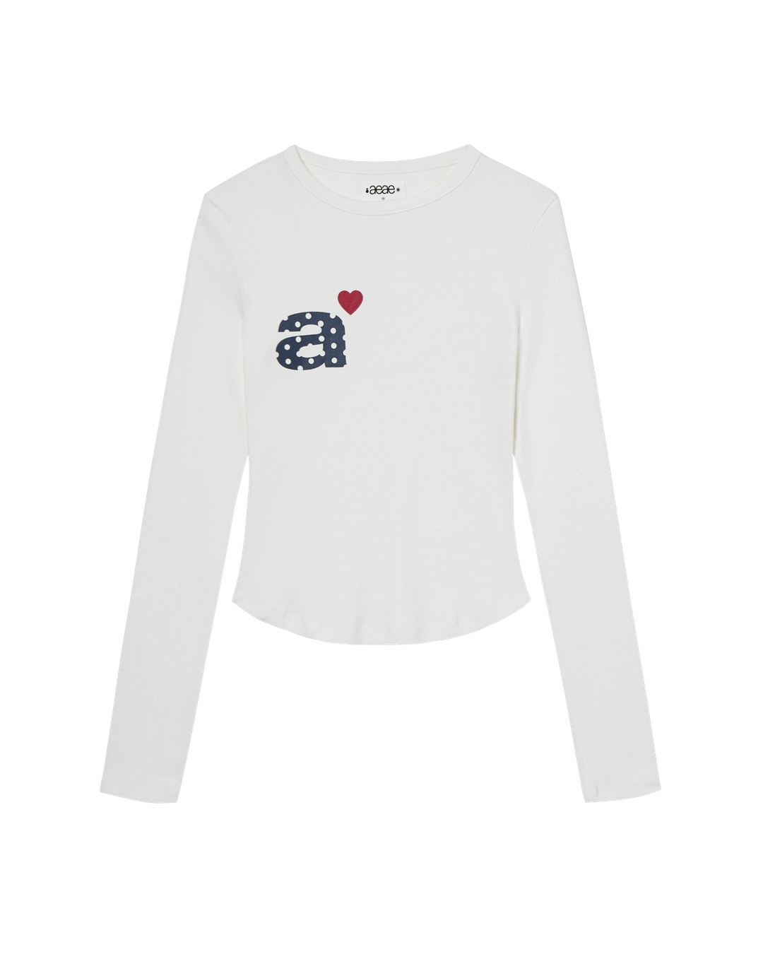 에이이에이이 DOT SMALL LETTER L/S [WHITE] 상품 이미지 3