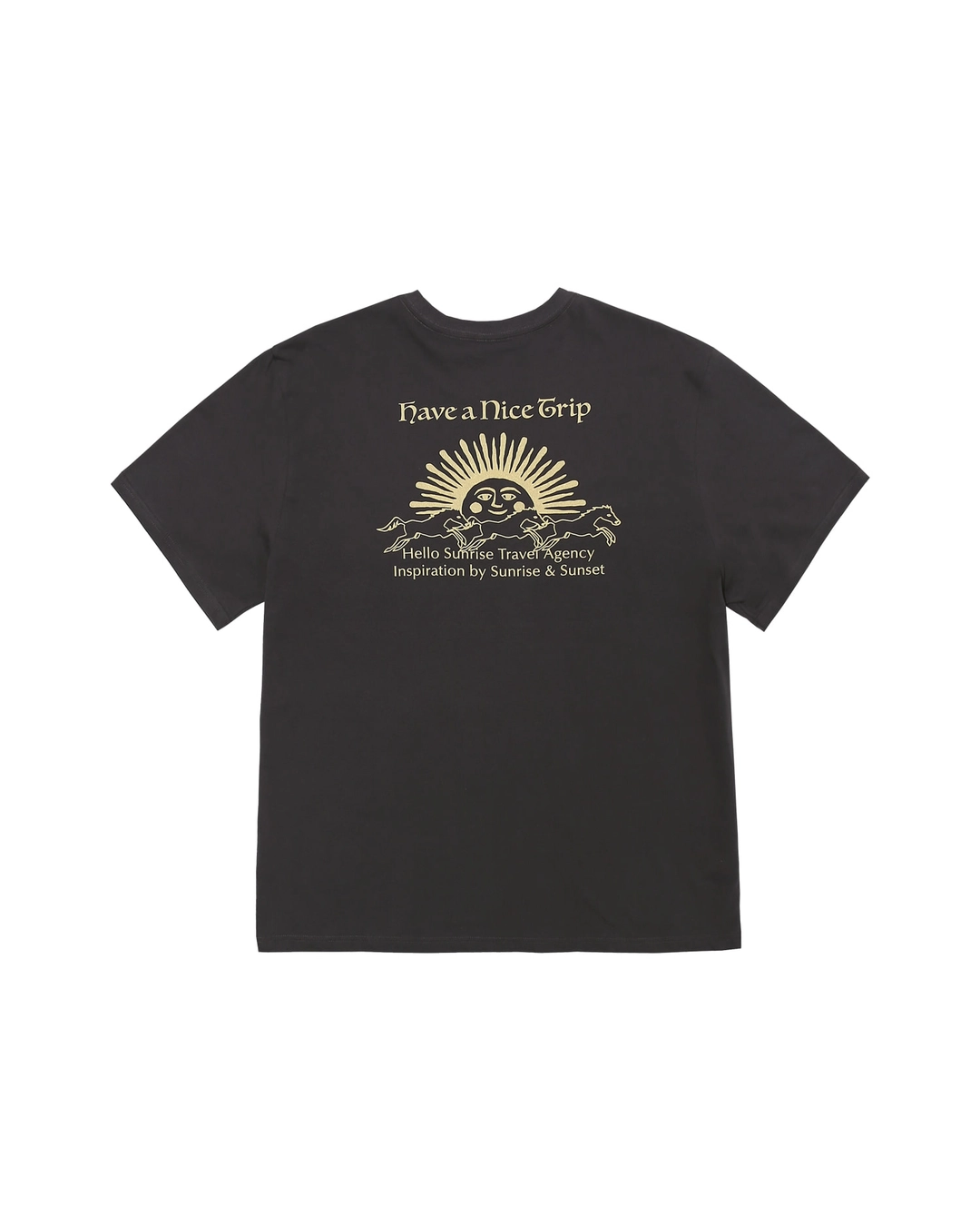 헬로선라이즈 HS Travelling Horse Tee_Charcoal 상품 이미지 2
