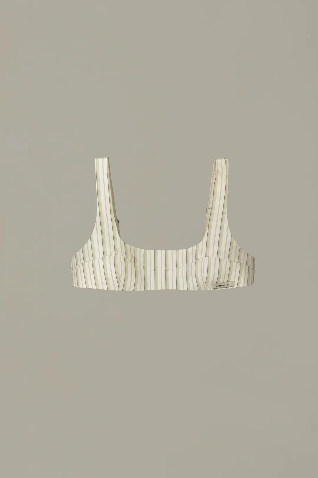 오버듀플레어 COTTON CURVE BUSTIER_IVORY STRIPE 상품 이미지 3