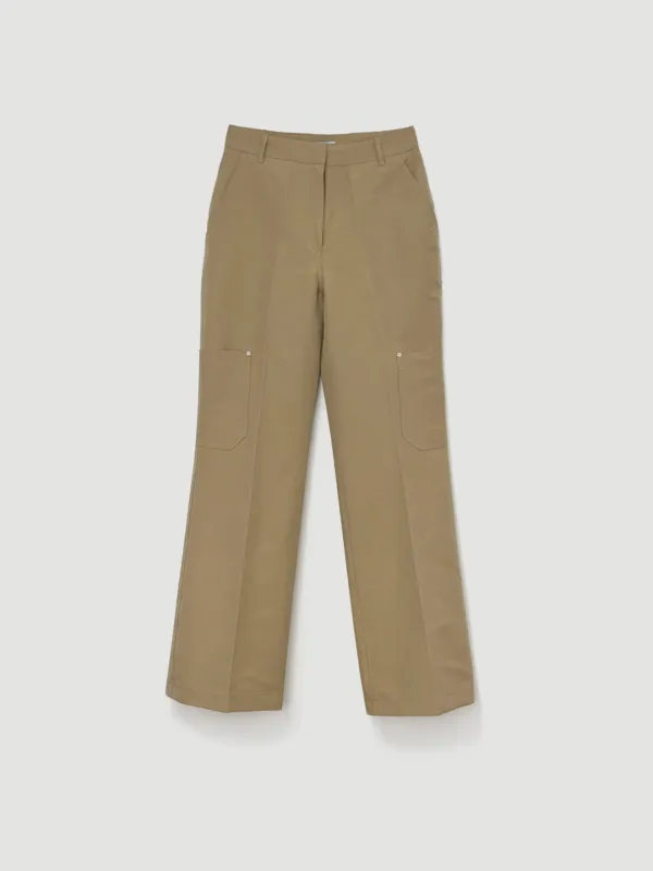 Plain cargo pants (베이지)