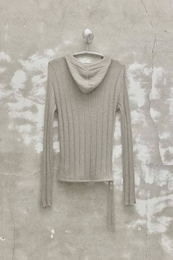 Hooded Knit Top