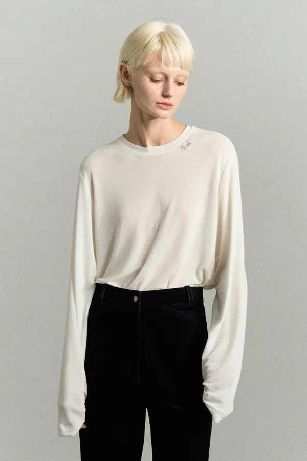 ROUND NECK JERSEY TOP