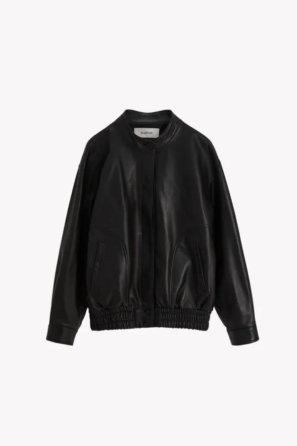 Morn Nappa Leather Jacket (Black)